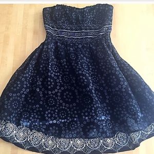 Free people blue boho dress